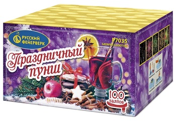 Батарея салюта Праздничный пунш (100 залпов) - boom96.ru