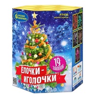 Батарея салюта Ёлочки-иголочки (19 залпов)  - boom96.ru