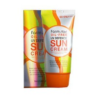 Крем солнцезащитный обезжиренный FARMSTAY Oil-Free UV Defence Sun Cream SPF50+ PA+++ - bb-store.ru