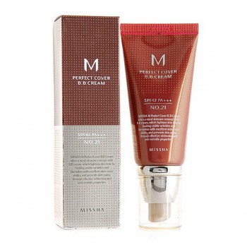 Бб крем MISSHA M Perfect Cover BB Cream SPF42/PA+++ (No.13/Bright Beige) - bb-store.ru